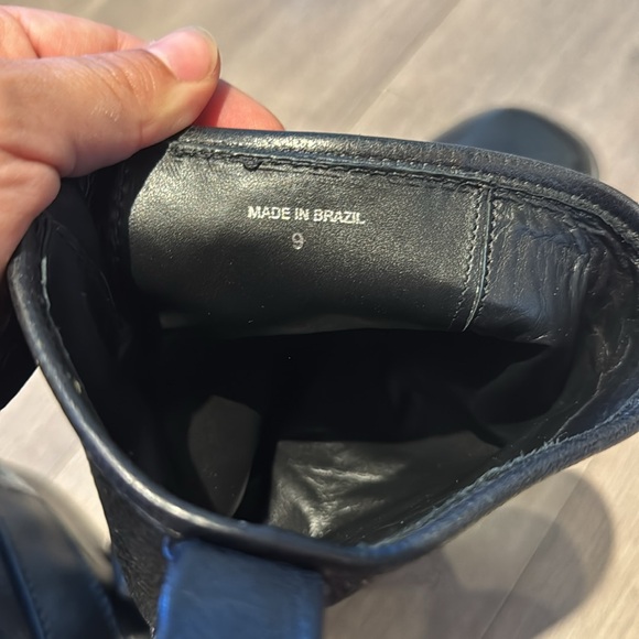 Laroude Black Leather Ankle Boots - Picture 7 of 8